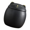 thumbnail image 1 of Multiuse Tea Canister Loose Leaf Tea Container with Airtight Lid for Kitchen Black, 1 of 6