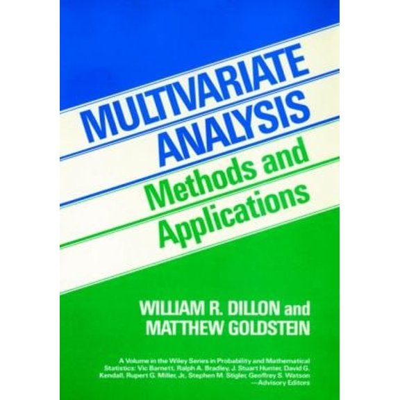 Pre-Owned Multivariate Analysis Methods Applic: Methods and Applications: 118 (Wiley Series in Probability and Statistics) Paperback