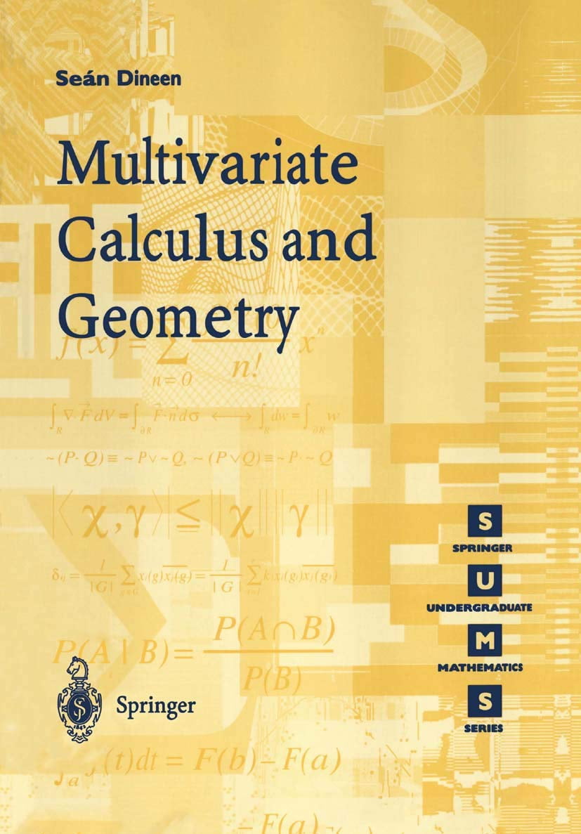 Multivariate Calculus And Geometry (Springer Undergraduate Mathematics ...