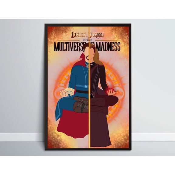 Multiverse Of Madness Doctor Strange Wanda Marvel Poster