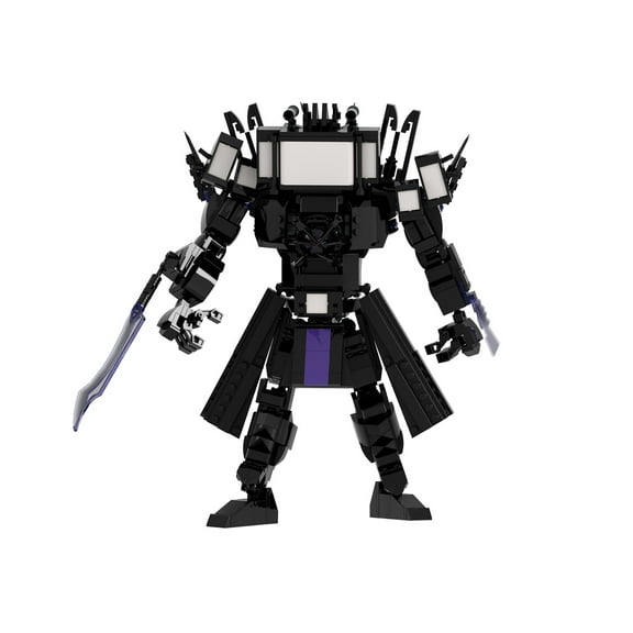 Multiverse Titan Showdown Building Block Set – Anime-Inspired Toilet & TV Man Construction Kit for Kids, Fans & Collectors