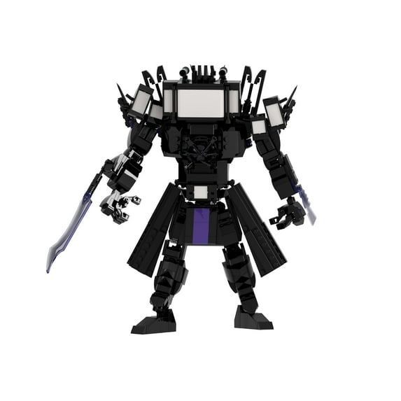 Multiverse Titan Showdown Building Block Set – Anime-Inspired Toilet & TV Man Construction Kit for Kids, Fans & Collectors