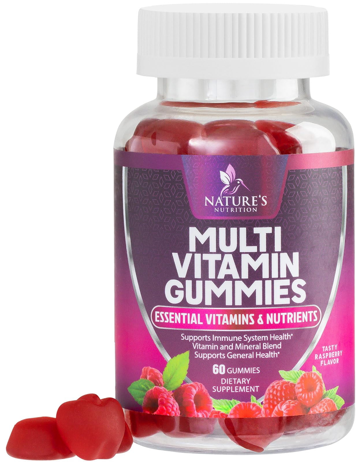 Multivitamin Gummies for Adult with Vitamins A, C, D, B12 - Gummy Multivitamins for Daily Nutritional Support with Vitamins & Minerals for Women & Men, Nature's Multi VIT Vitamin - 120 Gummies