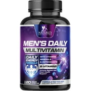 Multivitamin for Men - Mens Multivitamins for Daily Nutritional Support, Men's Multivitamin with Vitamin A, C, D, E, B12, Zinc & More, Immune Health & Energy Support Vitamins Supplement - 120 Capsules