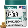 thumbnail image 1 of Chew + Heal 12-in-1 Multivitamin for Dogs - 60 Puppy and Senior Dog Soft Chews for Hip and Joint, 1 of 9