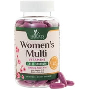 Multivitamin for Women - Essential Daily Womens Multivitamins with Calcium, Folic Acid, Vitamin A, C, D, E, B Vitamins, Zinc and Iron - Energy, Focus & Immune Support, Bottled In USA - 120 Softgels