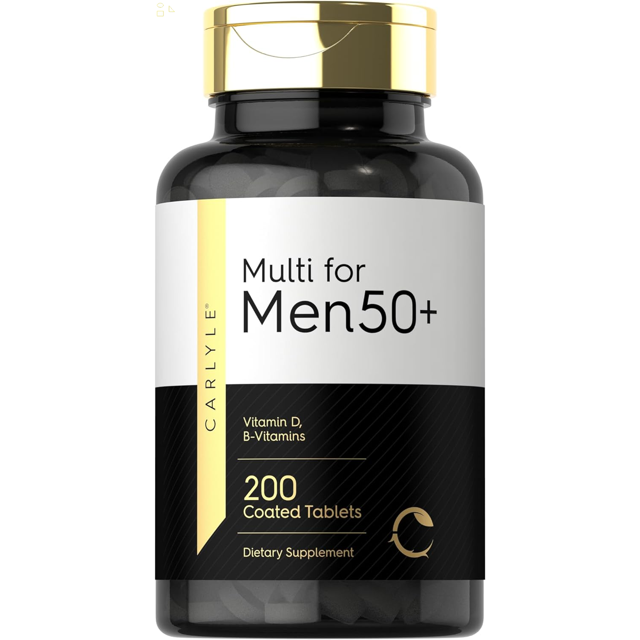 Multivitamin for Men over 50 plus 200 Count with B Vitamins