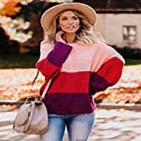 Multiway Color Block Sweater