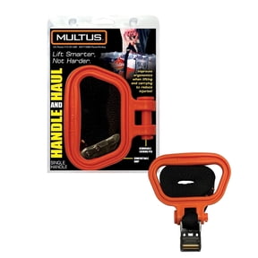Multus Moving Strap, Single Handle, 9 ft, 250 lb Capacity, Orange