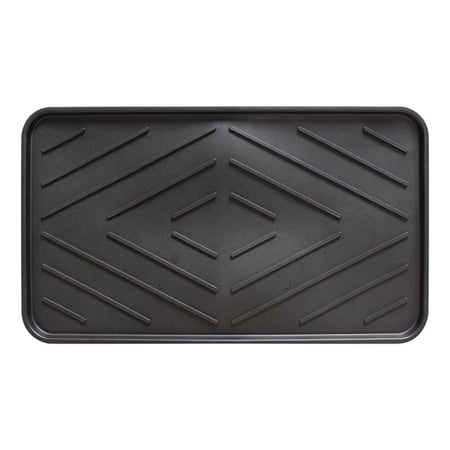 Multy Home Black Polypropylene Boot Tray 14 in. L x 25 in. W