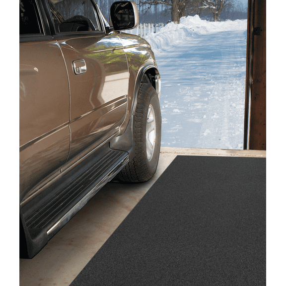 Multy Home Black Nonslip Rubber Runner - Pack of 2 Residential Use, Standard Application