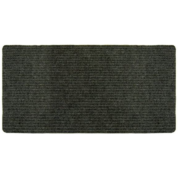 Multy Concord Vinyl Mat Runner - Non-Slip Backing - 26" x 50', Charcoal