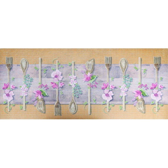 Multy Mats 24x56in Kitchen Pink Floral Kitchen Tools