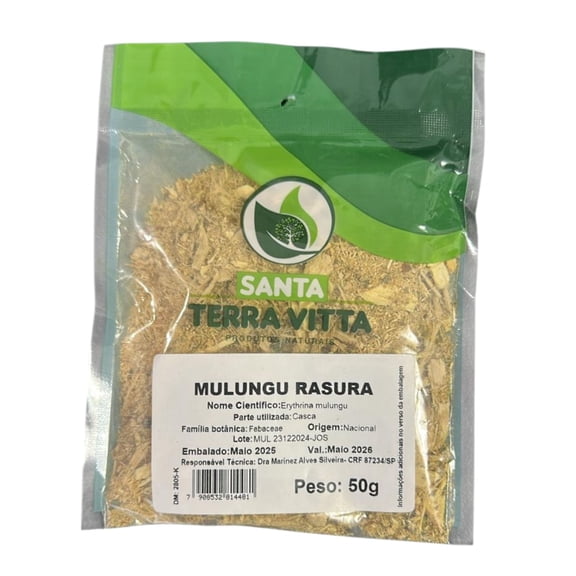 Mulungu Rasura Tea - 50 Gr (1.76 Oz) Santa Terra Vitta