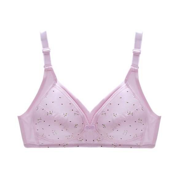 Mum Maternity Bras Cotton Wirefree Nursing Bralettes Breathable Thin Underwire Plus Size