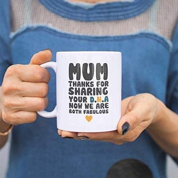Mum Thanks For Sharing Your Dna Coffee Mug Cup Mothers Day Gifts For Mom Coffee Mug 11OZ Coffee Mug
