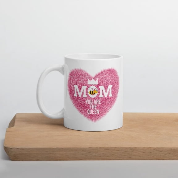 Mum You're Our Queen Bee, Pernalised Coffee Tea Mug, Mothers Day Present, Mummy Gift,.