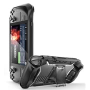 Mumba [Blade Series Case for Steam Deck 2022 with Kickstand, TPU Grip Shock Protective Cover Accessories, Heat Dissipation Friendly, Anti-Slip & Anti-Scratch Protector Black