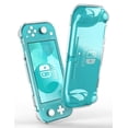 thumbnail image 1 of Mumba Case for Nintendo Switch Lite 2019, [Thunderbolt Series] Protective Clear cover with TPU Grip (Clear), 1 of 7