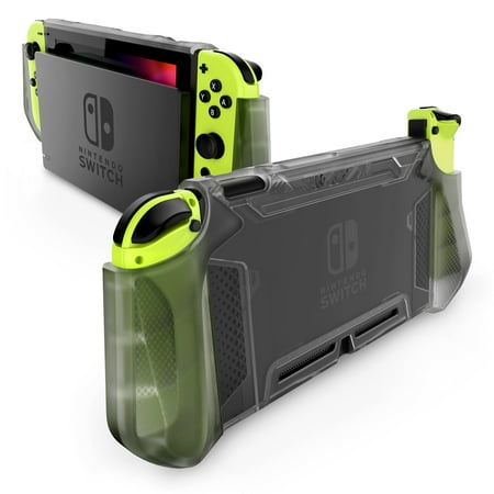 Mumba Dockable Case for Nintendo Switch, [Blade Series] TPU Grip Protective Cover Case Compatible with Nintendo Switch Console and Joy-Con Controller (FrostBlack)