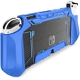 thumbnail image 1 of Mumba Dockable Case for Nintendo Switch OLED 2021, [Blade Series] TPU Grip Protective Cover Accessories Compatible with Nintendo Switch OLED and Joy-Con Controller (Navy), 1 of 8