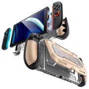 Mumba Dockable for Nintendo Switch 2 Case Cover with Flip Stand,Ergonomic Switch 2 Grip Protective Cover Holds 5 Game Cards & 2 TF Cards Quick-Release Joy-Con Design All-in-One Rear Cover - Desert
