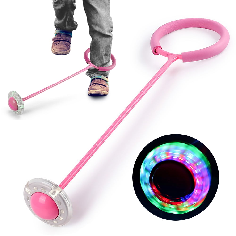 Mumba Kids Foldable Ankle Skip Ball, Flash Jump Colorful