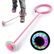 Mumba Kids Foldable Ankle Skip Ball Flash Jump Colorful Sports Swing Ball, Fitness Jump Rope Fat Burning Game for Adults