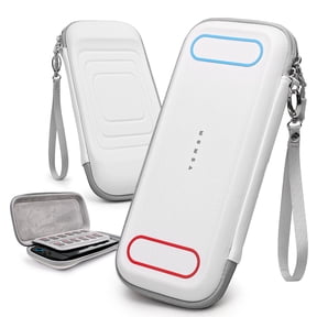 Mumba [Mini Version] Carrying Case for Nintendo Switch 2 2025, Travel Case with 12 Game Cartridge slot Portable Bag Protective Carry handbag Pouch Shell Accessories [Portable & Lightweight] (White)