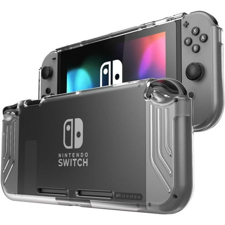 Mumba Nintendo Switch case, Premium Slim Clear Hybrid Protective Case for Nintendo Switch 2017 release- Clear