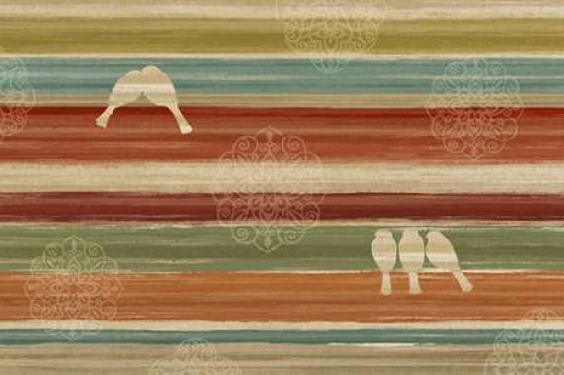 Mumbai Rainbow Birds I Canvas Art - Brissonnet Daphne (12 x 18)