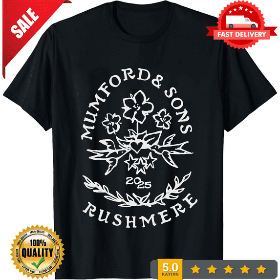 Mumford & Sons Rushmere 2025 T-shirts, CROWD FAVORIT-TH71757