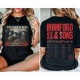 thumbnail image 1 of Mumford & Sons Tour 2025 Unisex T-Shirt, Folk Rock Band Tee,Black Color,Size 2XL, 1 of 5