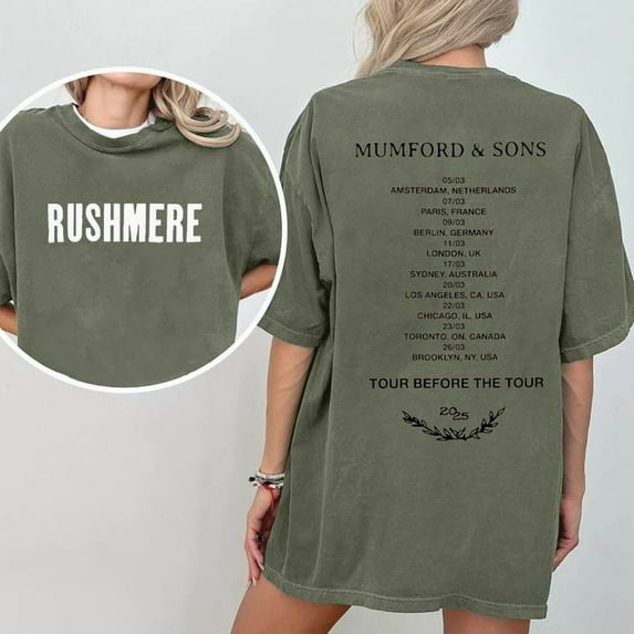 Mumford & Sons Tour Before The Tour 2025 T-Shirt Unisex, Sizes S-5XL, Tbun