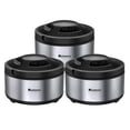 thumbnail image 1 of Mumma's LIFE Stainless Steel Thermosteel Casserole Set of 3 for Kitchen| Hot Case Combo for Kitchen,Up to 2 Hour| Hot Box Pack of 3 (1500 ml, 2500 ml, 3500 ml), 1 of 4