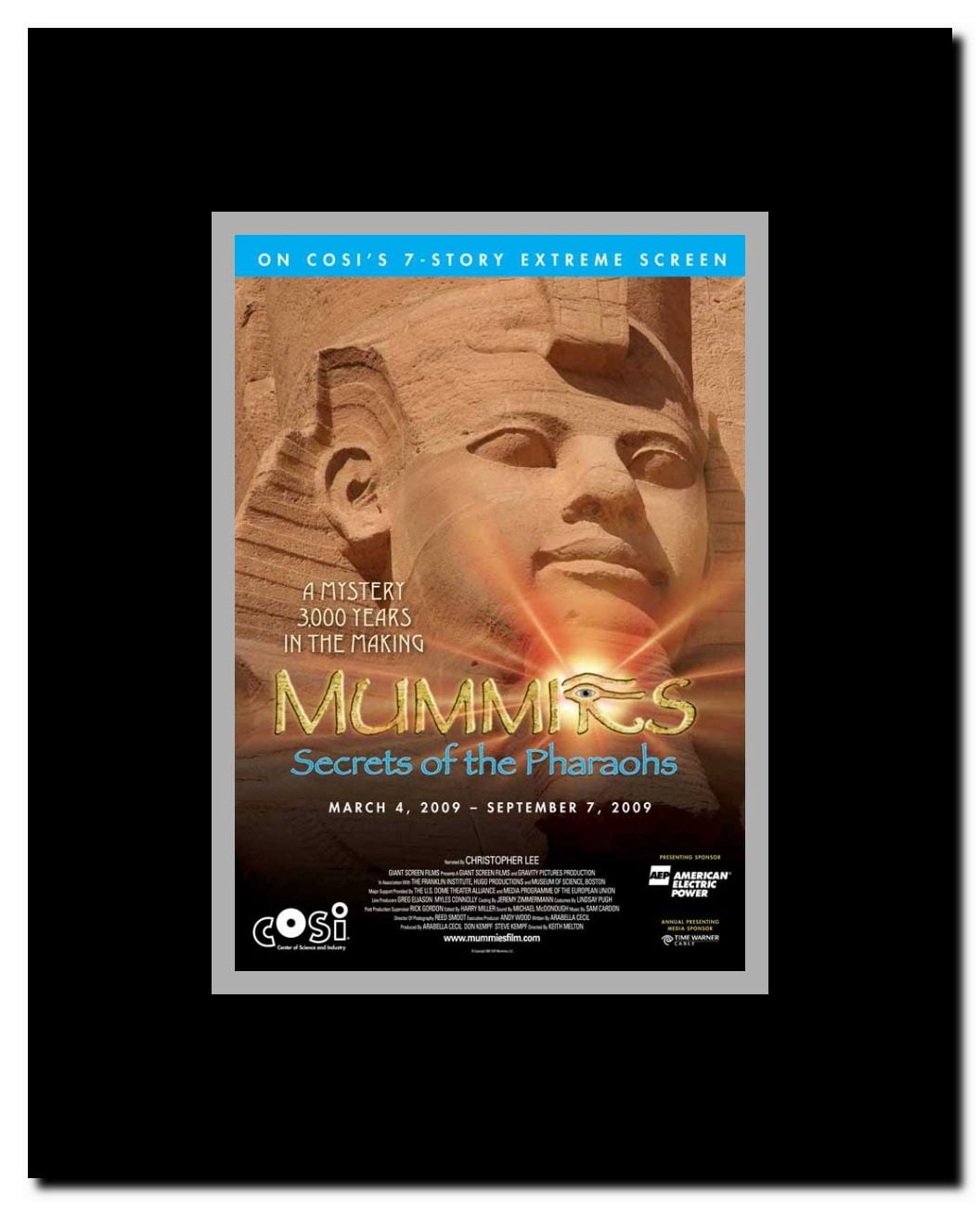 Mummies: Secrets of the Pharaohs Framed Movie Poster