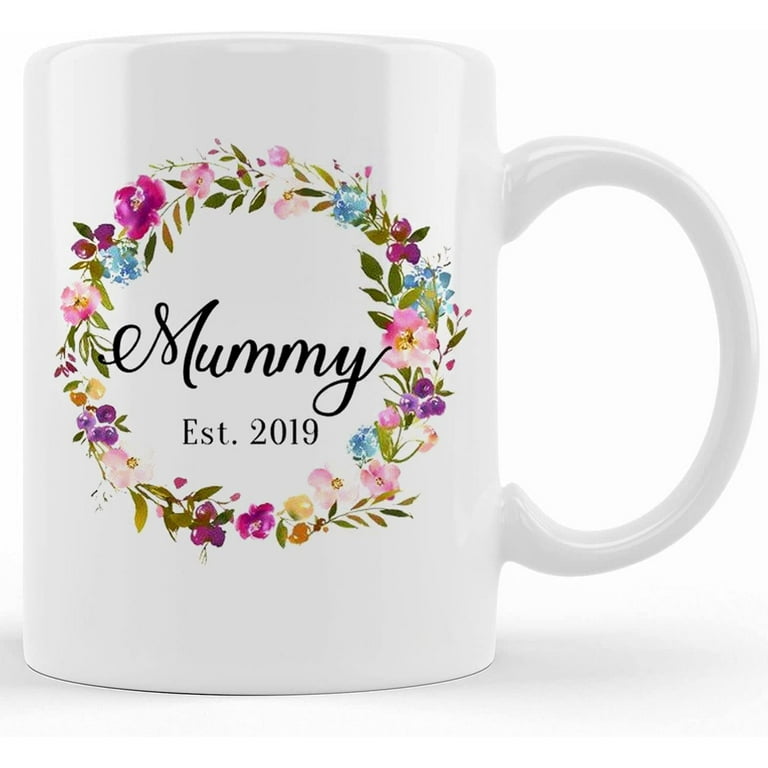 Mummy And Daddy Mug Christmas Gift For Mum And Dad Floral Mug - Main Image