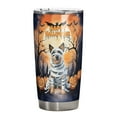 thumbnail image 1 of Mummy Australian Cattle Dog Happy Halloween with Pumpkins Bats Spooky Fun 20oz Stainless Steel Tumbler Insulated Cup with Lid Heeler Lover Gifts - 00019, 1 of 5