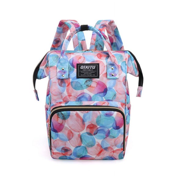 Mummy Bag Fashion Patterned Backpack Lightweight Large Capacity Backpack Maternity Baby Changing Bags Baby Stroller Backpack Diaper Changing Backpack