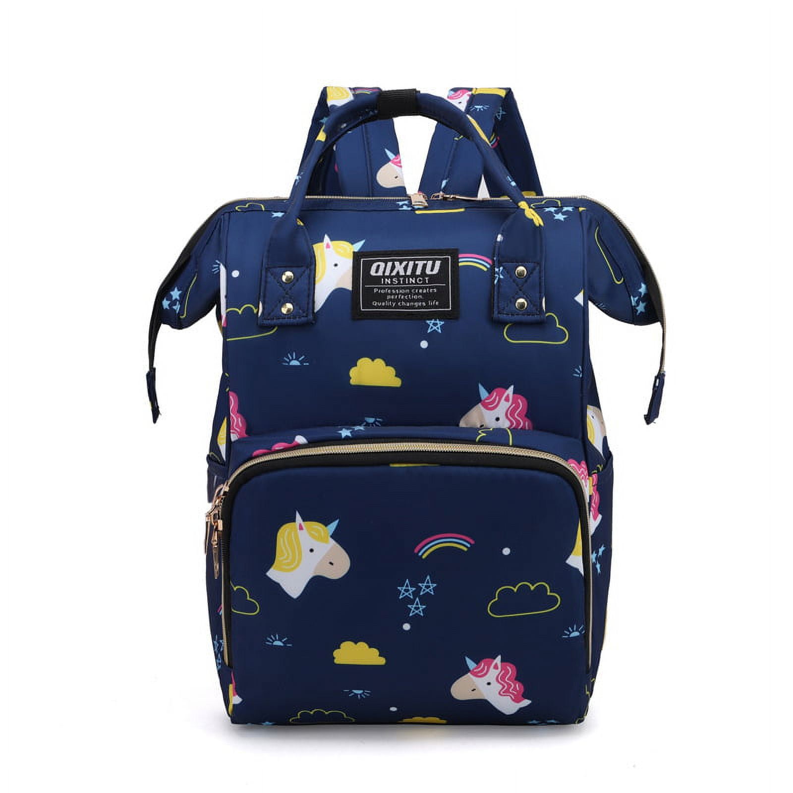 Mummy Bag Fashion Patterned Backpack Lightweight Large Capacity Backpack Maternity Baby Changing Bags Baby Stroller Backpack Diaper Changing Backpack