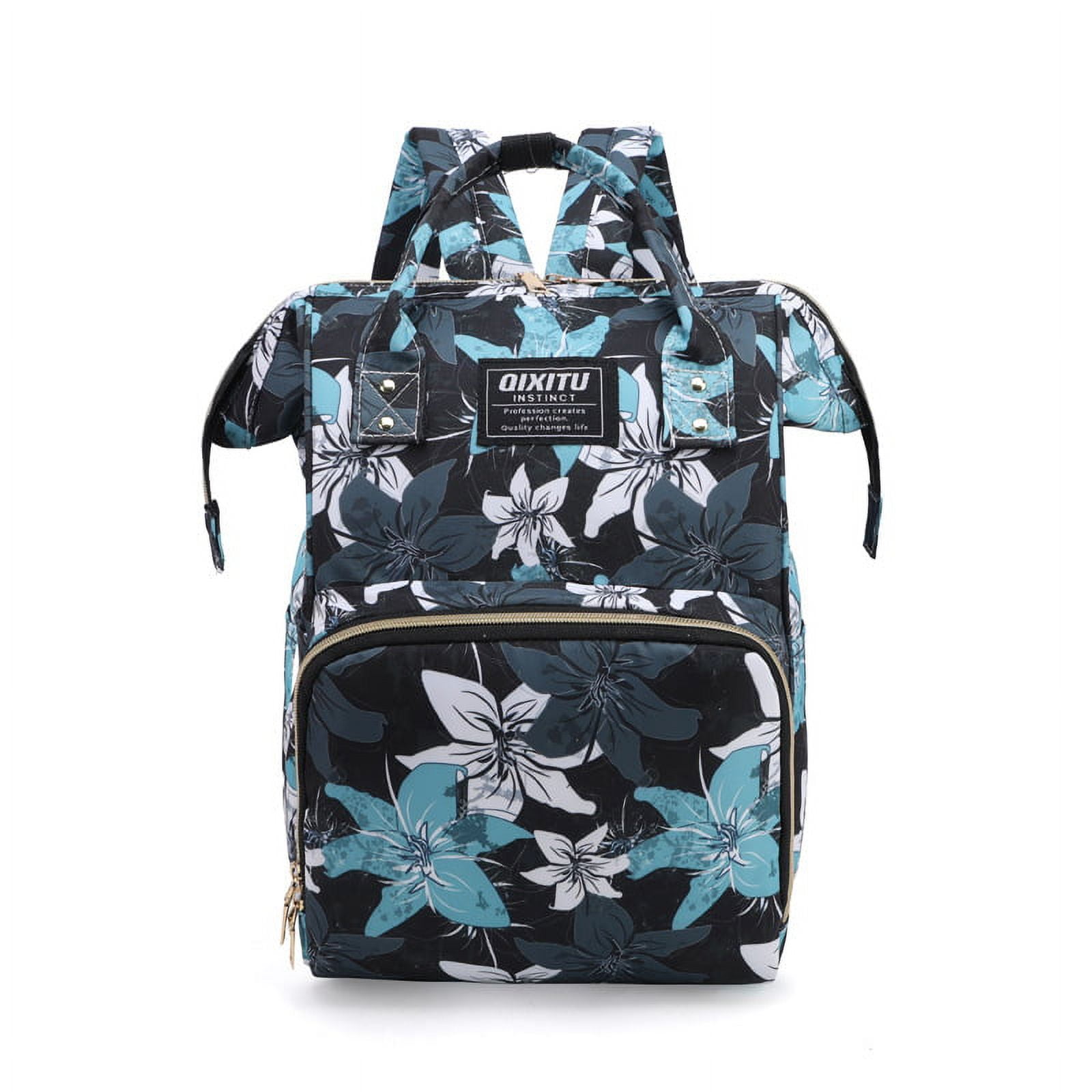 Mummy Bag Fashion Patterned Backpack Lightweight Large Capacity Backpack Maternity Baby Changing Bags Baby Stroller Backpack Diaper Changing Backpack