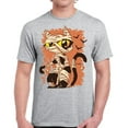 thumbnail image 1 of Mummy Cat Top Halloween Gift Shirt for Men - S M L XL 2XL 3XL 4XL 5XL Happy Halloween Graphic Tee - Funny Scary Holiday Tee T-Shirt Mens, 1 of 2