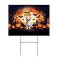thumbnail image 1 of Mummy Chihuahua Happy Halloween with Pumpkins Bats Spooky Fun Yard Sign Dog Lover Gifts Idea Outdoor Home Lawn Garden Porch Decor - 00019, 1 of 5