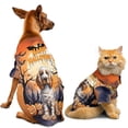 thumbnail image 1 of Mummy Cocker Spaniel Happy Halloween with Pumpkins Bats Spooky Fun Hawaiian Summer Shirt for Small Medium Large Dog Cat Cockers Dog Lover Gifts - 00019, 1 of 6