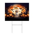 thumbnail image 1 of Mummy Cocker Spaniel Happy Halloween with Pumpkins Bats Spooky Fun Yard Sign Cockers Dog Lover Gifts Outdoor Home Lawn Garden Porch Decor - 00019, 1 of 5