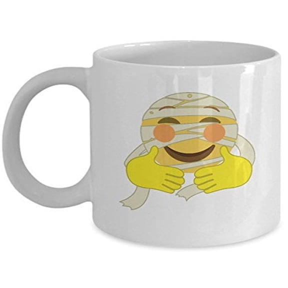 Mummy Coffee Mug - Funny Gifts Emoji - 11 oz Ceramic Cup