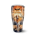 thumbnail image 1 of Mummy Golden Retriever Happy Halloween with Pumpkins Bats Spooky Fun 30oz Stainless Steel Tumbler Insulated Cup with Lid Goldens Dog Lover Gifts Idea - 00019, 1 of 5