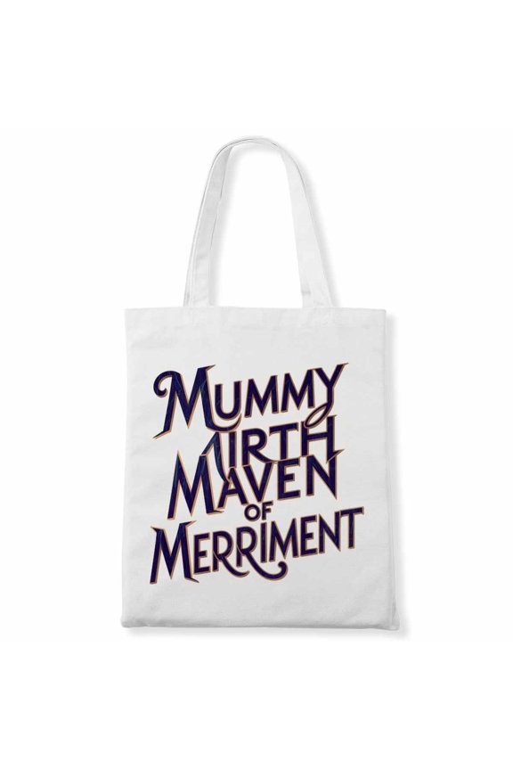 Mummy Mirth Maven of Merriment Gnome Pumpkin & Coffee Lover Thanksgiving Canvas Bag 2Pcs
