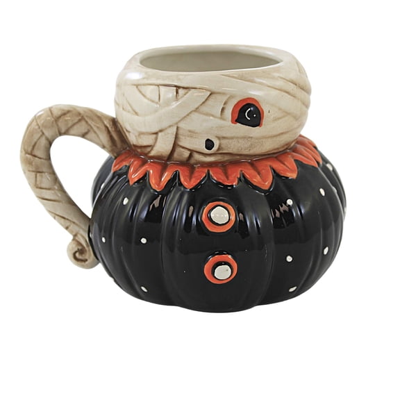 Mummy Mug - 1 Mug 4.25 Inch, Ceramic - Halloween Spooky Drink R0084 Mummy