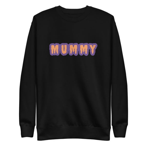 Mummy Premium Sweatshirt (Black, S)